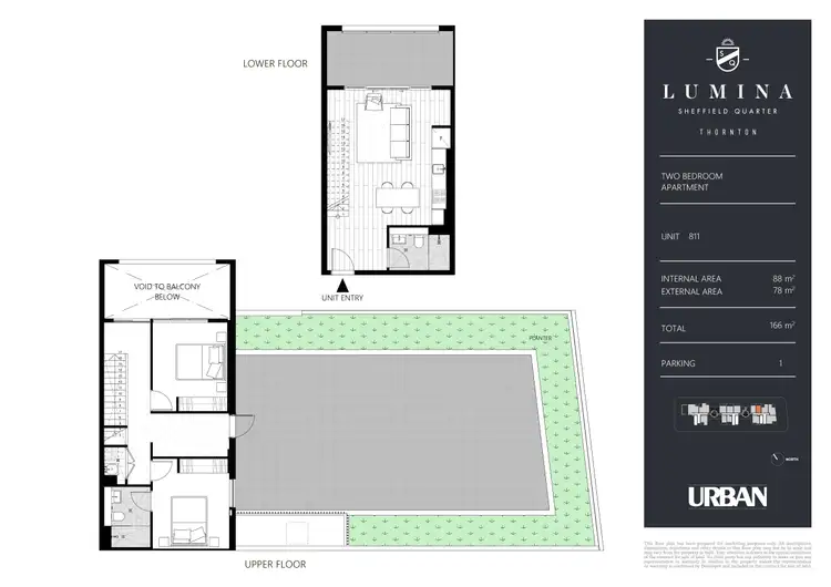 Floorplan of Homely apartment listing, 811/26A Lord Sheffield Circuit, Penrith NSW 2750