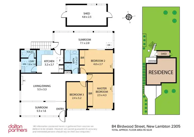 Floorplan of Homely house listing, 84 Birdwood Street, New Lambton NSW 2305