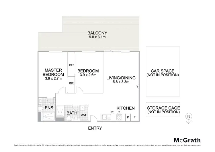 Floorplan of Homely apartment listing, 406/761 Station Street, Box Hill North VIC 3129