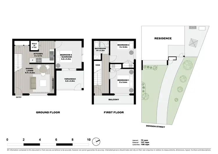 Floorplan of Homely unit listing, 1/203 Denison Street, Mudgee NSW 2850