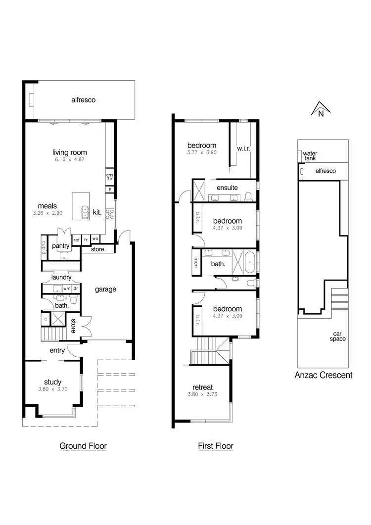 Floorplan of Homely house listing, 8 Anzac Crescent, Williamstown VIC 3016