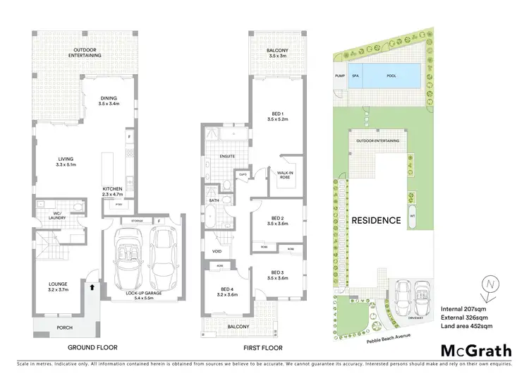 Floorplan of Homely house listing, 66 Pebble Beach Avenue, Magenta NSW 2261