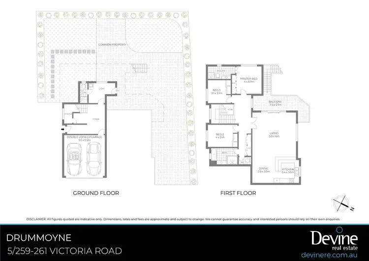 Floorplan of Homely unit listing, 5/259-261 Victoria Road, Drummoyne NSW 2047