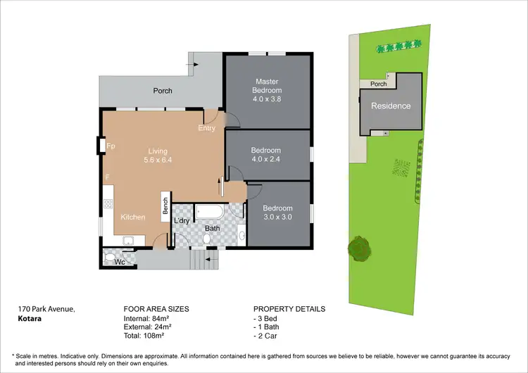 Floorplan of Homely house listing, 170 Park Avenue, Kotara NSW 2289