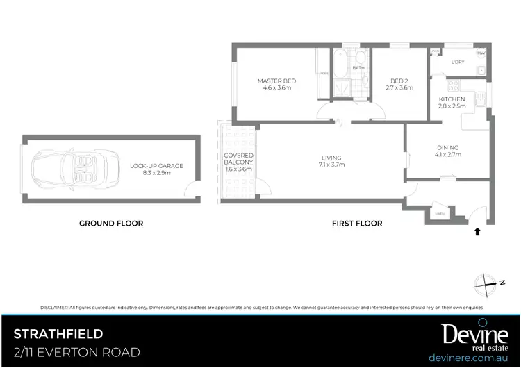Floorplan of Homely apartment listing, 2/11 Everton Road, Strathfield NSW 2135