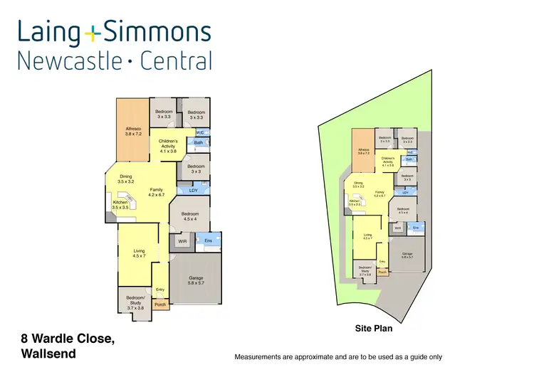 Floorplan of Homely house listing, 8 Wardle Close, Wallsend NSW 2287