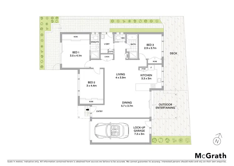 Floorplan of Homely semi-detached listing, 2/821 The Entrance Road, Wamberal NSW 2260