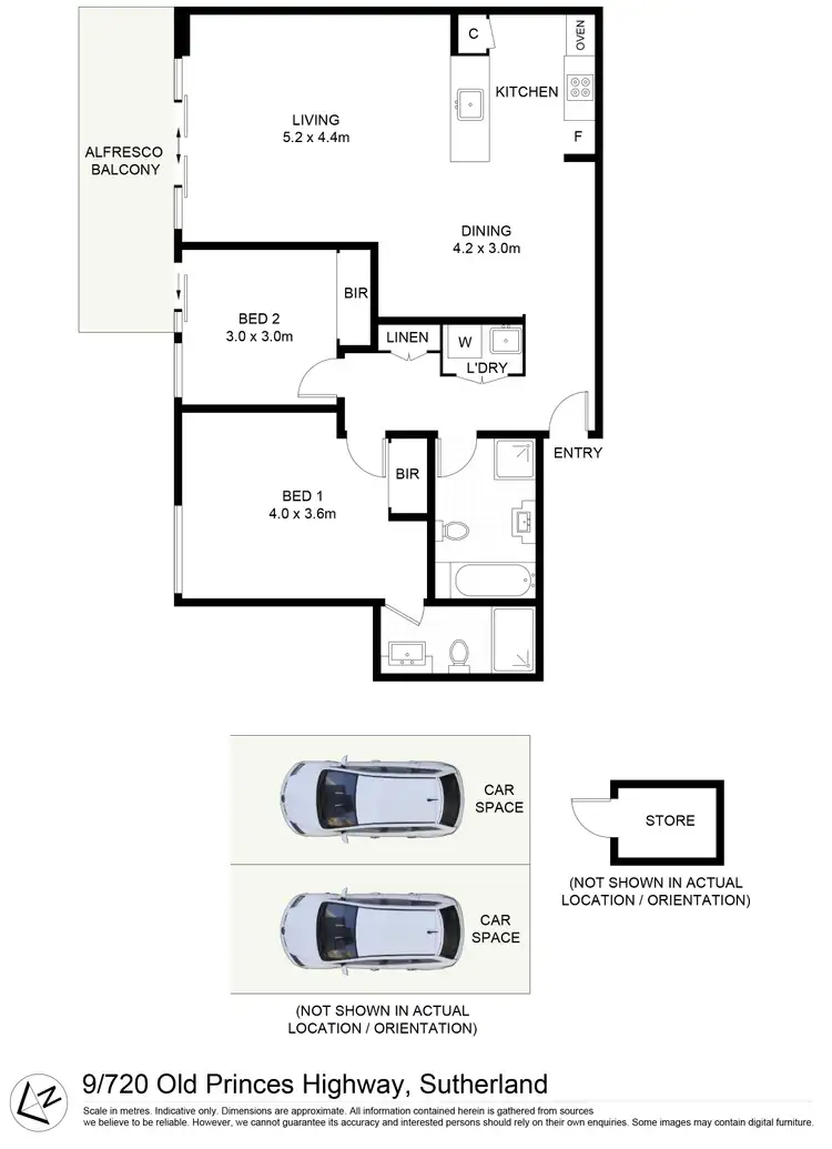 Floorplan of Homely unit listing, 9/720 Old Princes Highway, Sutherland NSW 2232