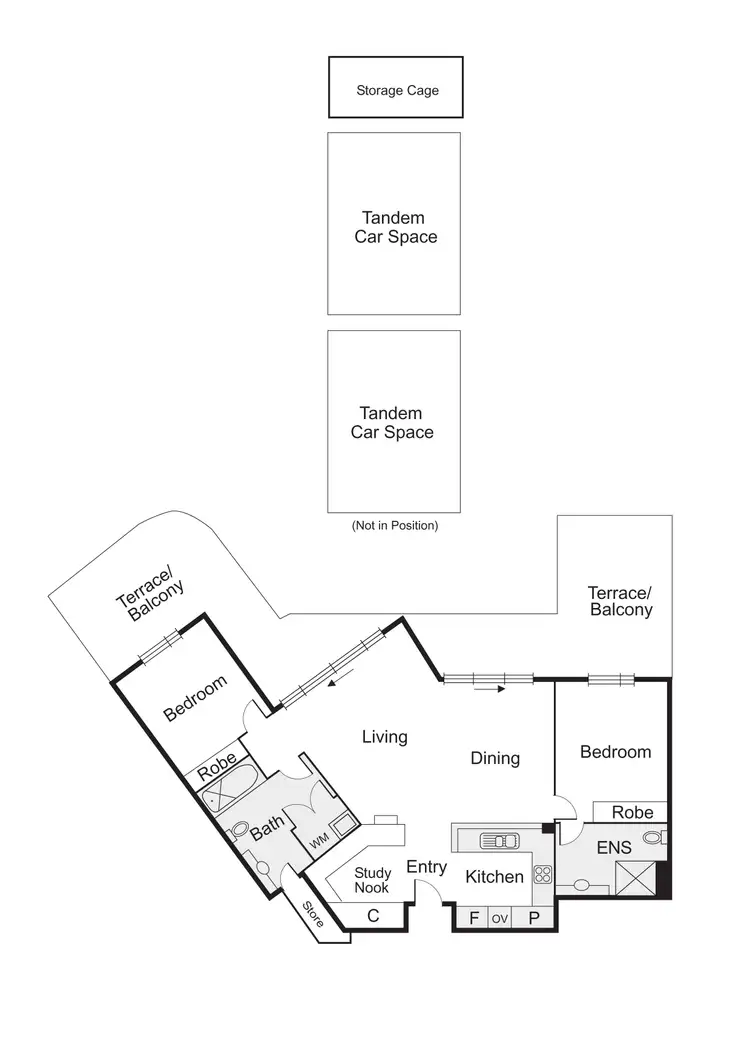 Floorplan of Homely apartment listing, 11/4 Seisman Place, Port Melbourne VIC 3207