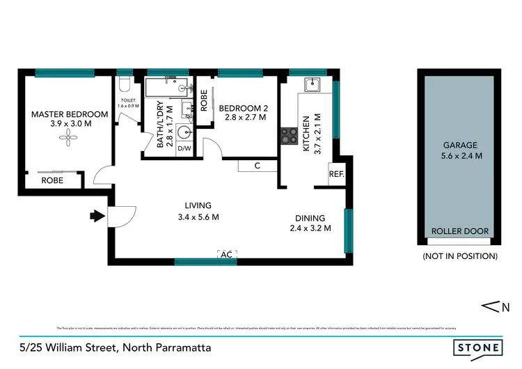 Floorplan of Homely apartment listing, 5/25 William Street, North Parramatta NSW 2151