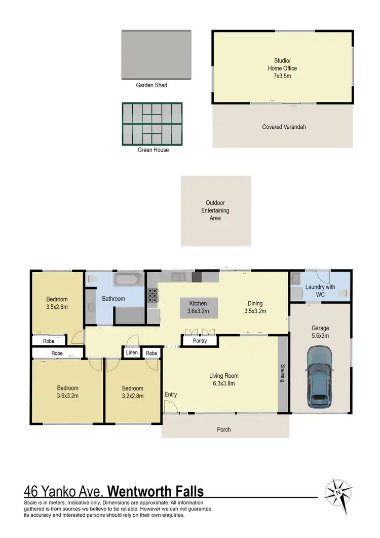 Floorplan of Homely house listing, 46 Yanko Avenue, Wentworth Falls NSW 2782