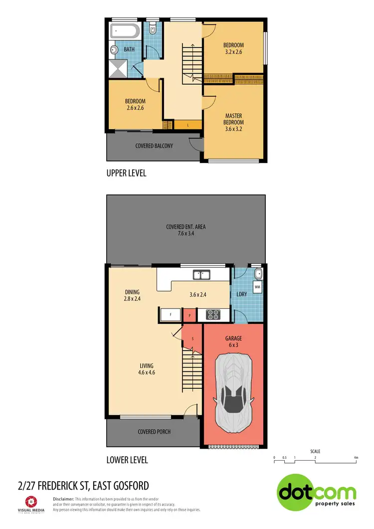 Floorplan of Homely townhouse listing, 2/27 Frederick Street, East Gosford NSW 2250