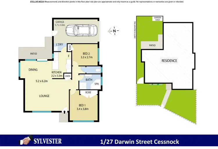 Floorplan of Homely unit listing, 1/27 Darwin Street, Cessnock NSW 2325