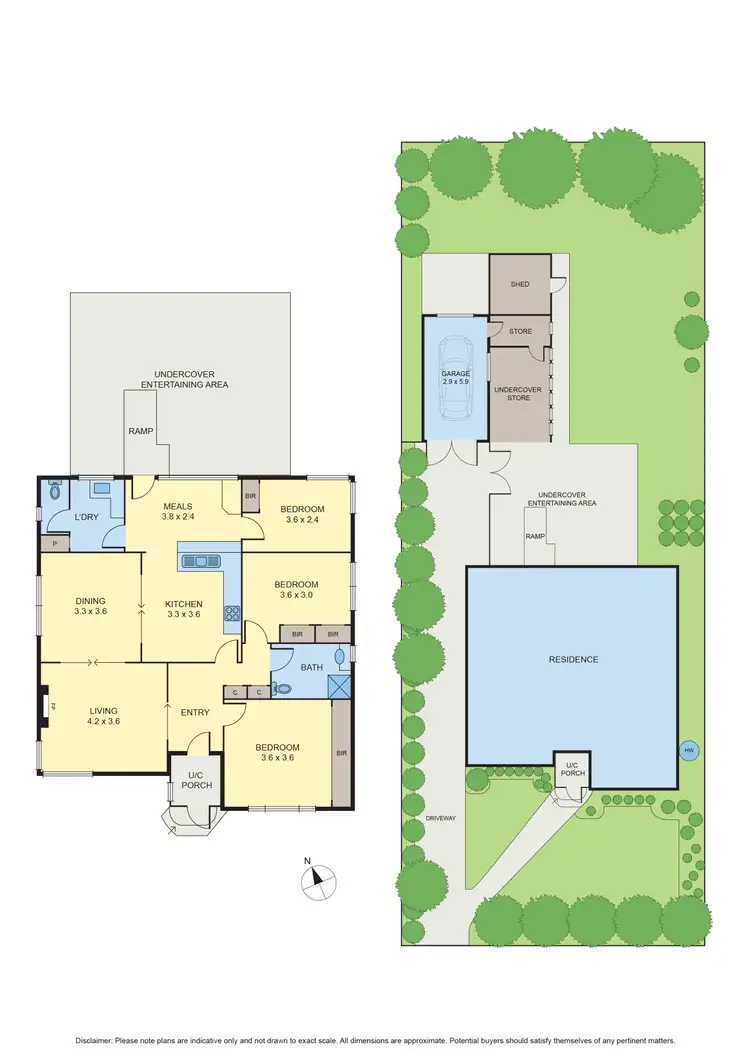 Floorplan of Homely house listing, 36 De Chene Parade, Coburg North VIC 3058
