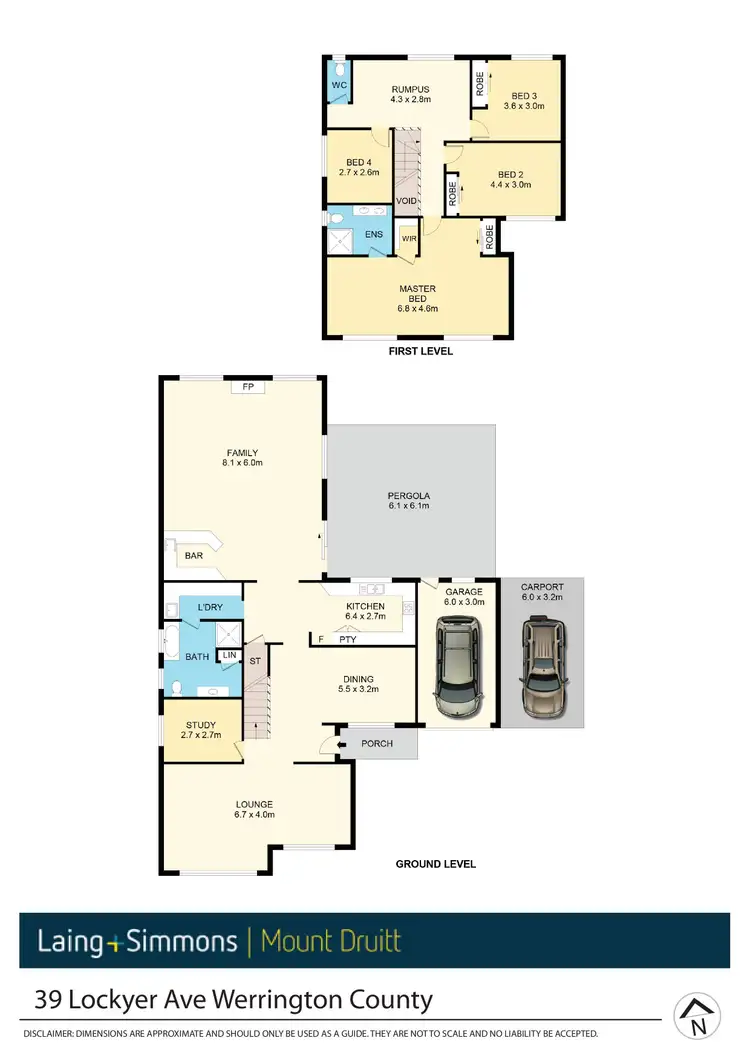 Floorplan of Homely house listing, 39 Lockyer Avenue, Werrington County NSW 2747