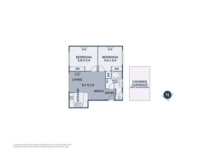 Floorplan of Homely unit listing, 18/4-6 Sheffield Street, Preston VIC 3072