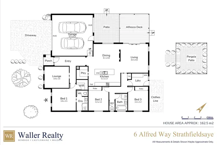 Floorplan of Homely house listing, 6 Alfred Way, Strathfieldsaye VIC 3551