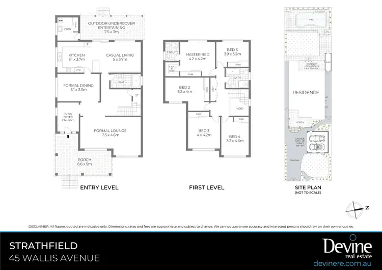 Floorplan of Homely house listing, 45 Wallis Avenue, Strathfield NSW 2135