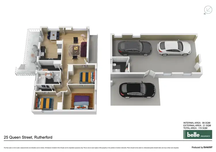 Floorplan of Homely house listing, 25 Queen Street, Rutherford NSW 2320