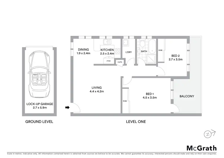 Floorplan of Homely apartment listing, 4/15 Green Street, Kogarah NSW 2217