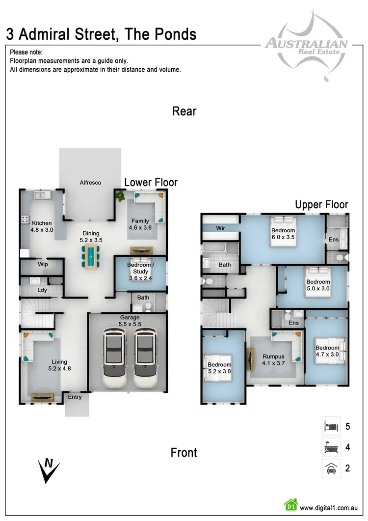 Floorplan of Homely house listing, 3 Admiral Street, The Ponds NSW 2769