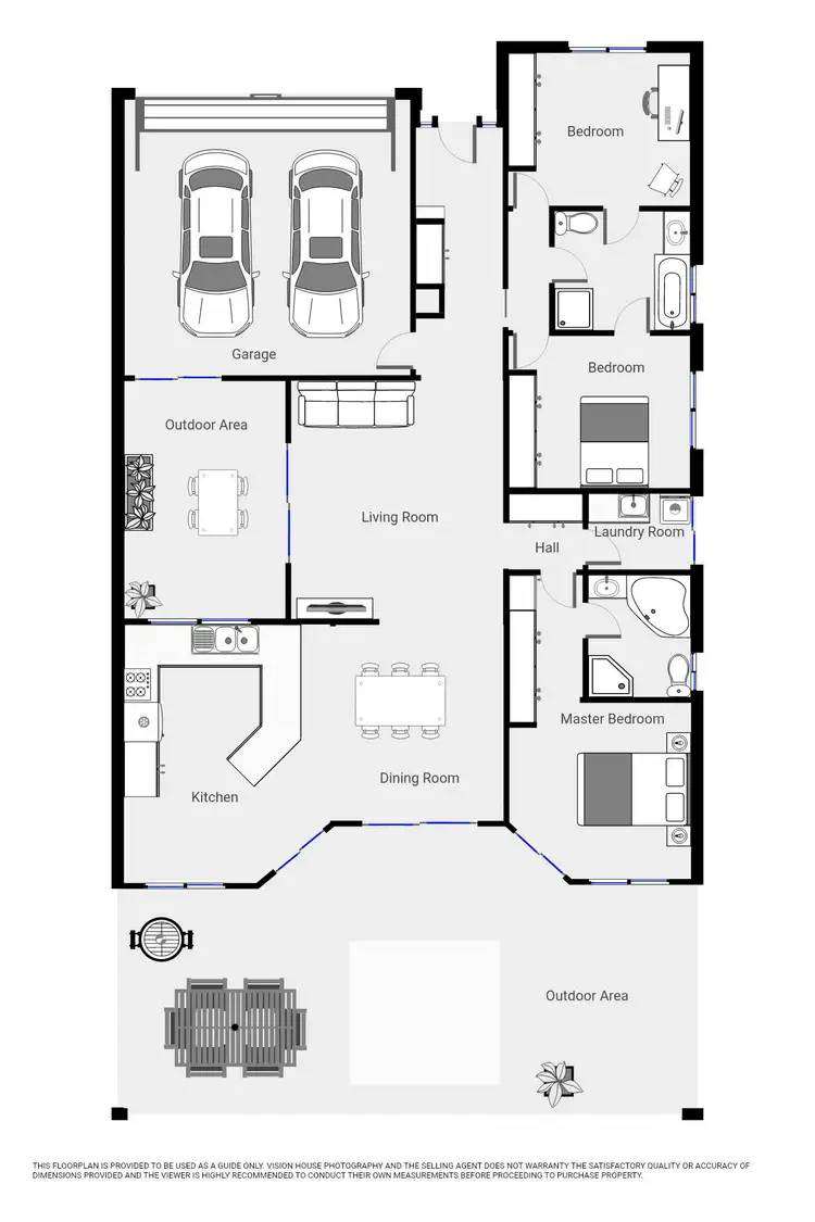 Floorplan of Homely townhouse listing, 102 Riverside Avenue, Mildura VIC 3500