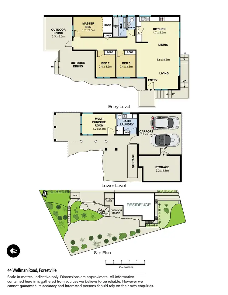 Floorplan of Homely house listing, 44 Wellman Road, Forestville NSW 2087