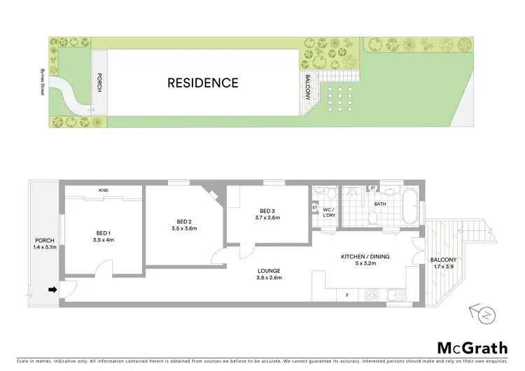 Floorplan of Homely house listing, 15 Byrnes Street, Bexley NSW 2207