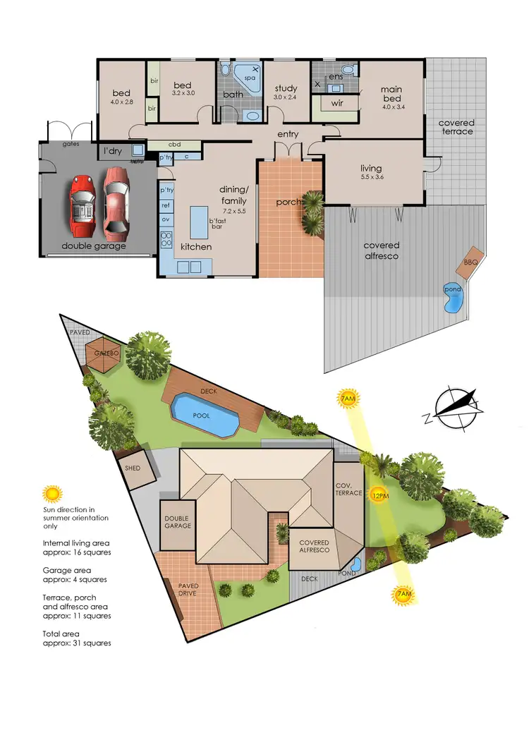 Floorplan of Homely house listing, 7 Lorraine Avenue, Langwarrin VIC 3910