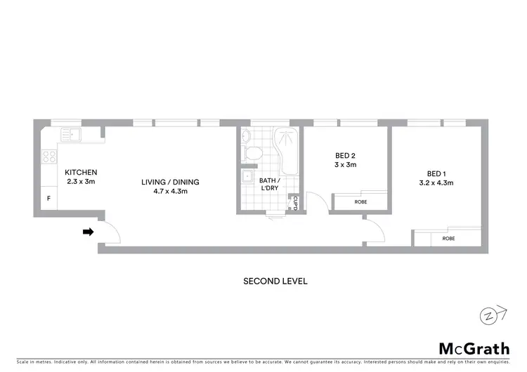 Floorplan of Homely unit listing, 20/166 Russell Avenue, Dolls Point NSW 2219