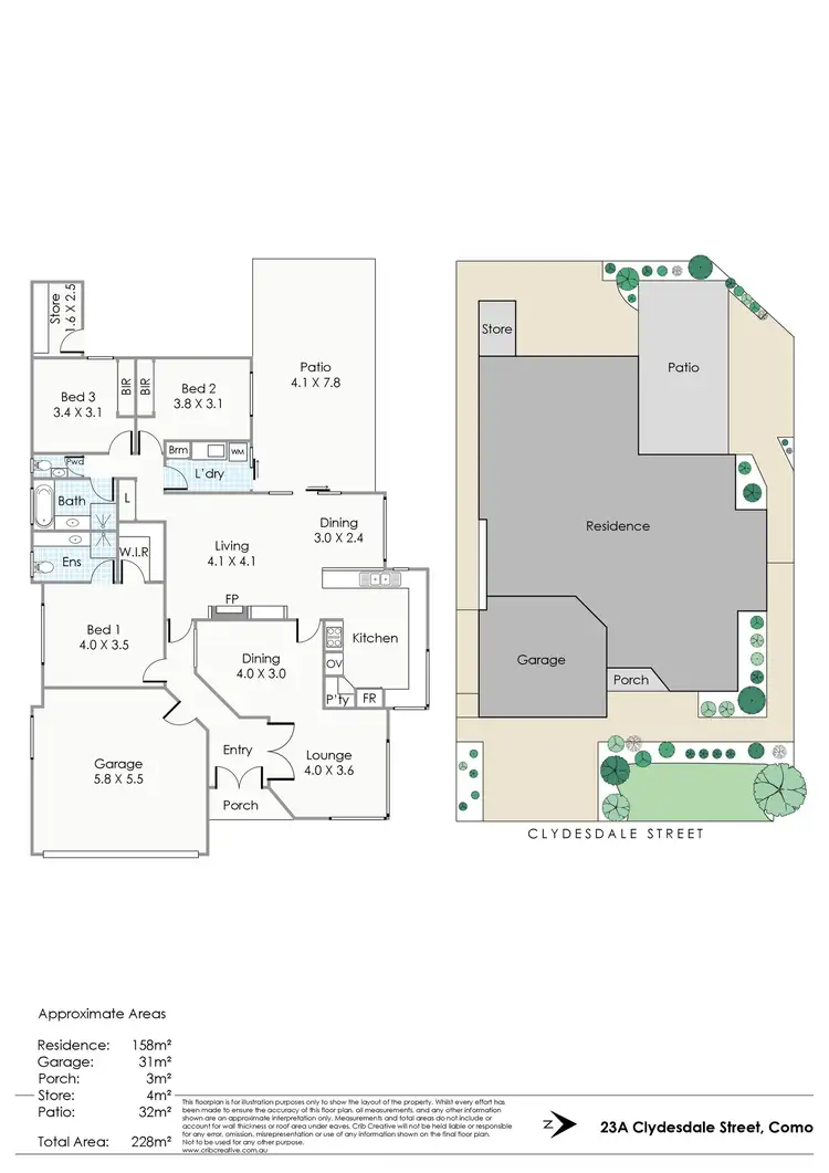 Floorplan of Homely house listing, 23a Clydesdale Street, Como WA 6152