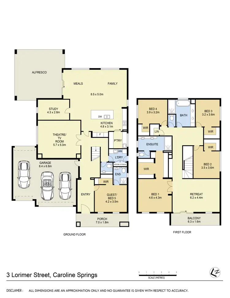 Floorplan of Homely house listing, 3 Lorimer Street, Caroline Springs VIC 3023