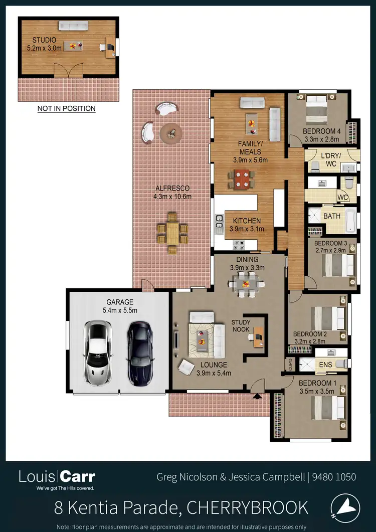 Floorplan of Homely house listing, 8 Kentia Parade, Cherrybrook NSW 2126