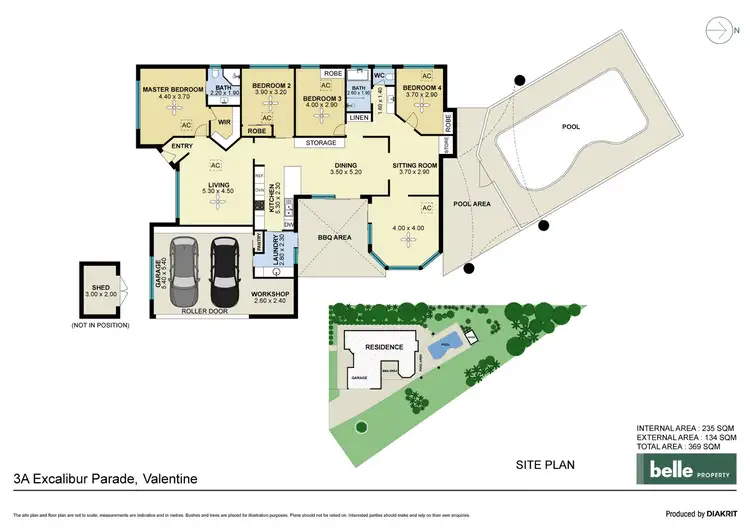 Floorplan of Homely house listing, 3A Excalibur Parade, Valentine NSW 2280