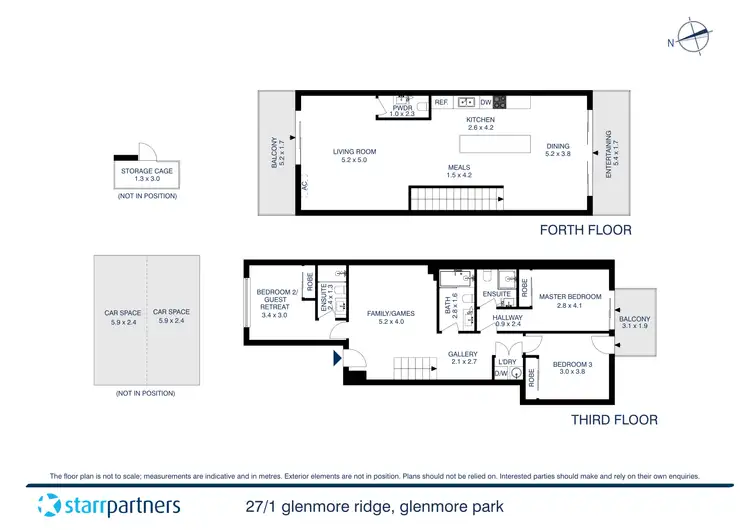Floorplan of Homely unit listing, 27/1 Glenmore Ridge Drive, Glenmore Park NSW 2745