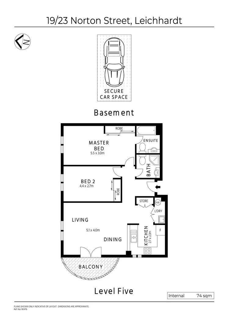 Floorplan of Homely unit listing, 19/21-23 Norton Street, Leichhardt NSW 2040