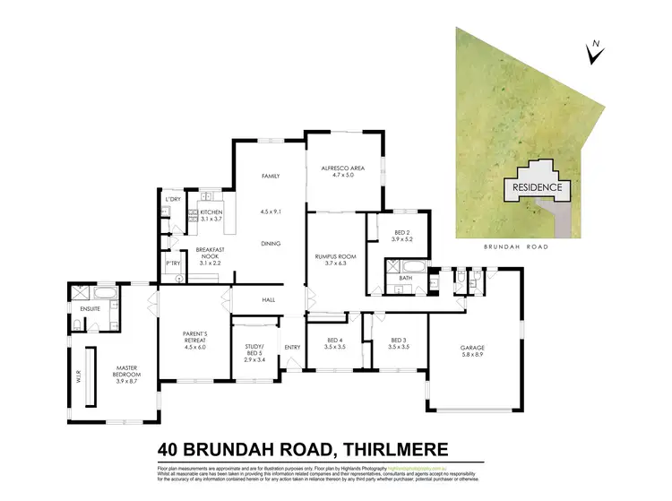 Floorplan of Homely house listing, 40 Brundah Road, Thirlmere NSW 2572