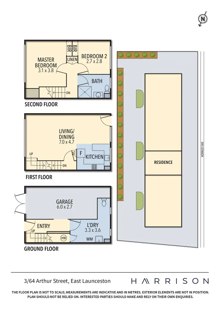 Floorplan of Homely unit listing, 3/64 Arthur Street, East Launceston TAS 7250