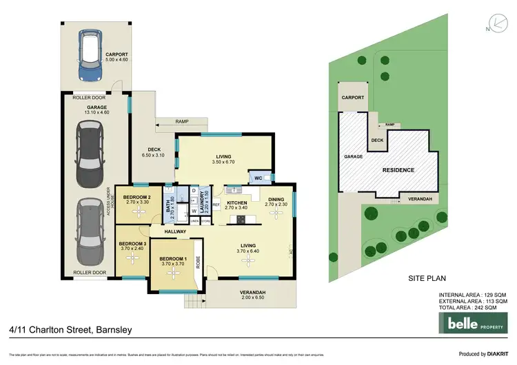 Floorplan of Homely house listing, 4/11 Charlton Street, Barnsley NSW 2278