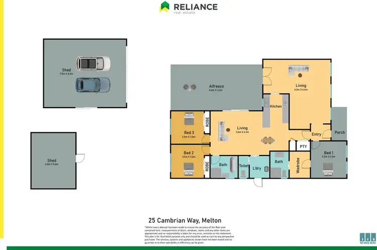 Floorplan of Homely house listing, 25 Cambrian Way, Melton West VIC 3337