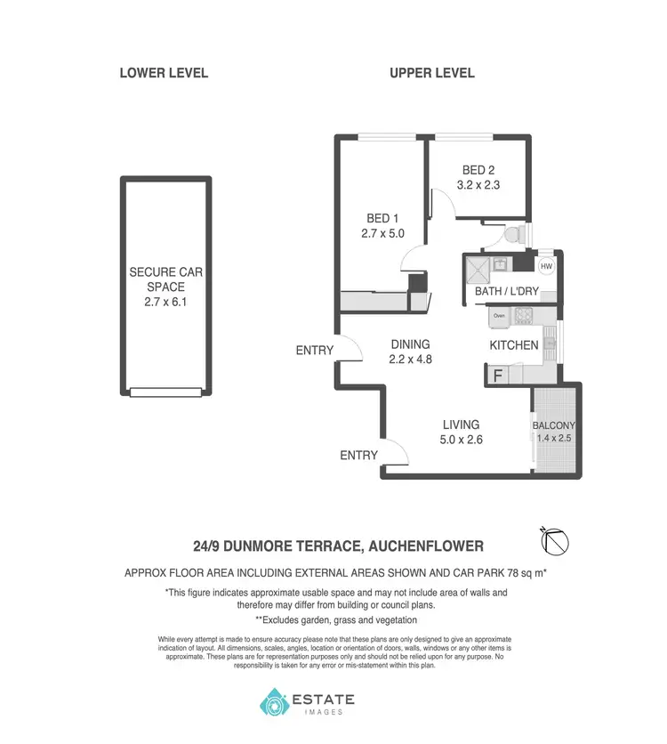 Floorplan of Homely unit listing, Level 6/24/9 Dunmore Terrace, Auchenflower QLD 4066
