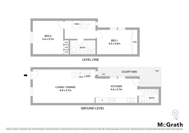 Floorplan of Homely terrace listing, 5 Sherbrooke Street, Darlinghurst NSW 2010