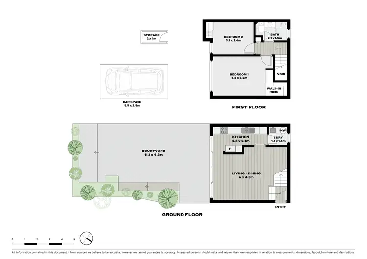Floorplan of Homely townhouse listing, 5/26 Busaco Road, Marsfield NSW 2122