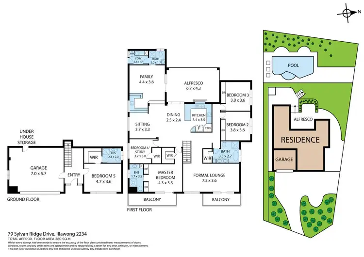 Floorplan of Homely house listing, 79 Sylvan Ridge Drive, Illawong NSW 2234