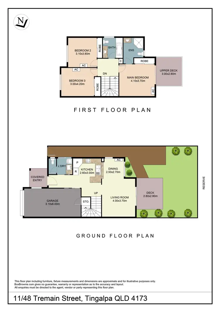 Floorplan of Homely townhouse listing, 11/48 Tremain Street, Tingalpa QLD 4173