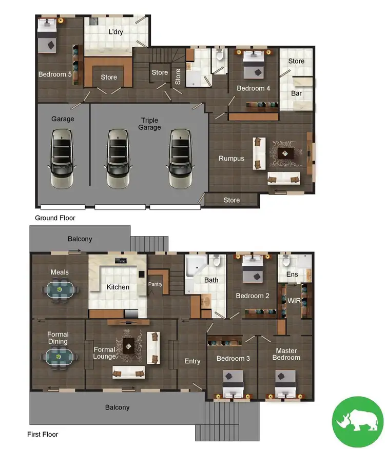 Floorplan of Homely house listing, 4 Beatty Crescent, Queanbeyan NSW 2620