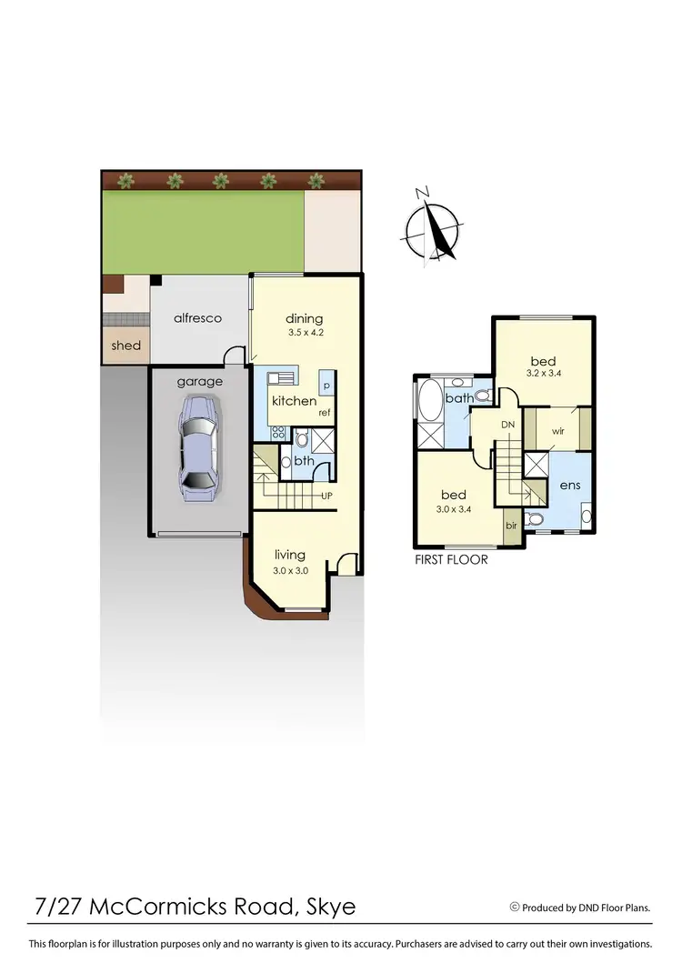 Floorplan of Homely unit listing, 7/27 Mccormicks Road, Carrum Downs VIC 3201
