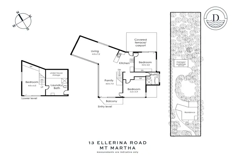 Floorplan of Homely house listing, 13 Ellerina Road, Mount Martha VIC 3934