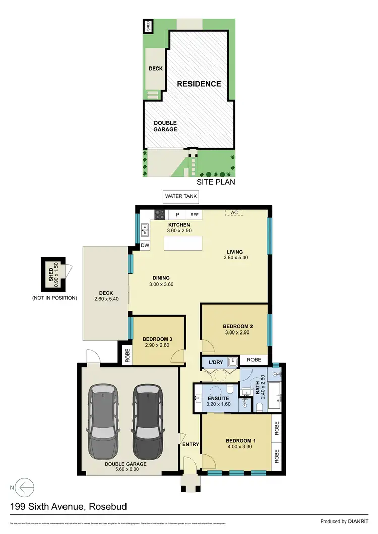 Floorplan of Homely house listing, 199 Sixth Avenue, Rosebud VIC 3939