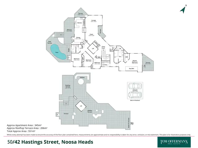 Floorplan of Homely unit listing, 50/42 Hastings Street, Noosa Heads QLD 4567